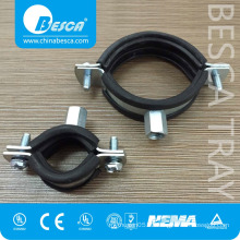 Supplier Hardware With Rubber Industrial Pipe Clamps Manufacture